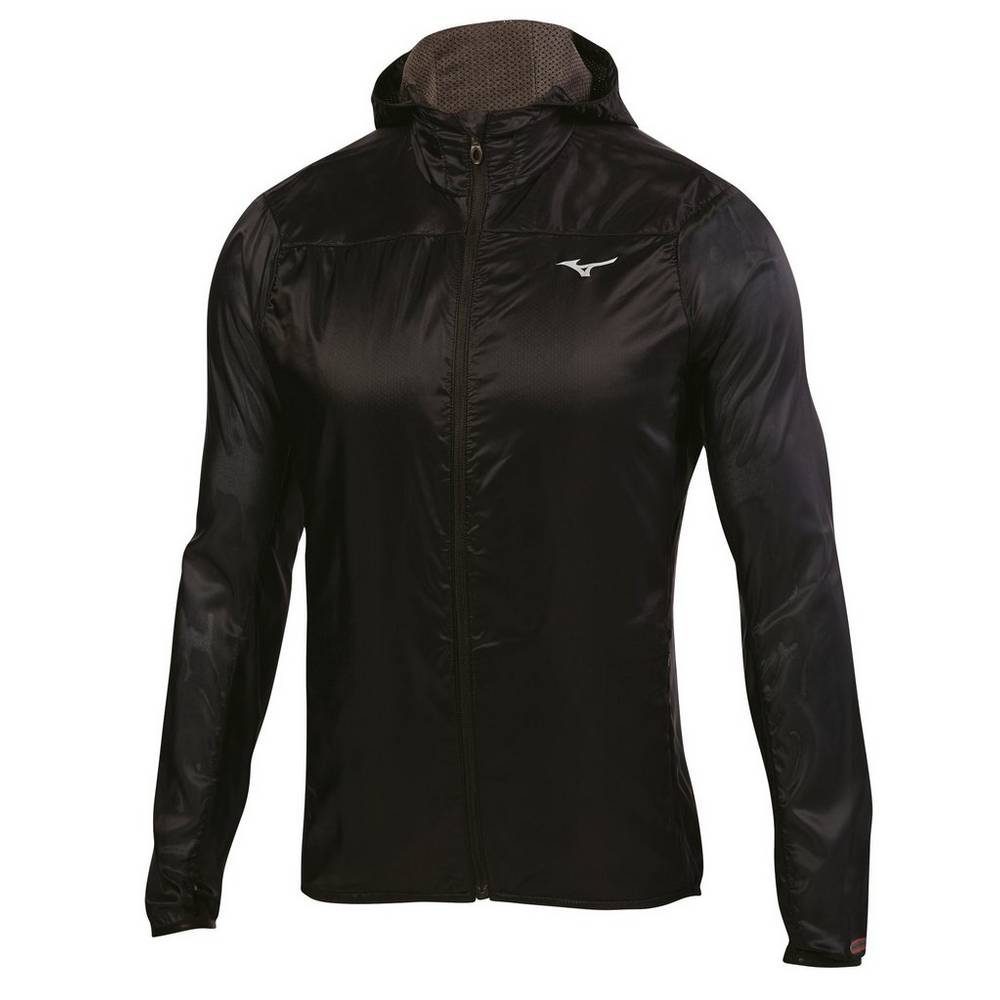 Casaco Mizuno Breath Thermo Hoody - Homem - Pretas - ZCSWN9521